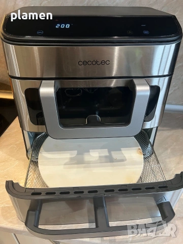 Еърфраер +фурна за пица с камък Cecotec Cecofry, снимка 3 - Други - 54275402