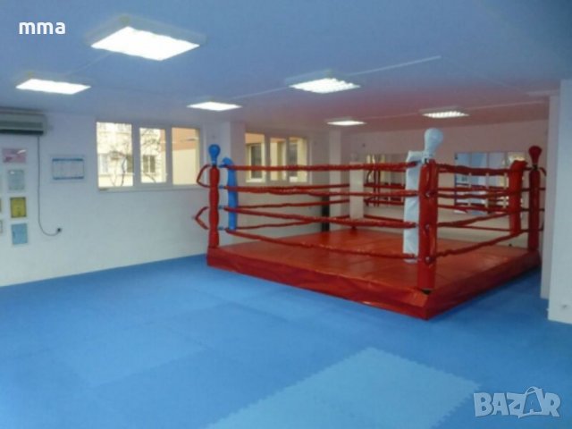 BG Боксов ринг 4х4 м. х 20 см. с 2 см. подложка и покривало от винил !, снимка 2 - Бокс - 39827255