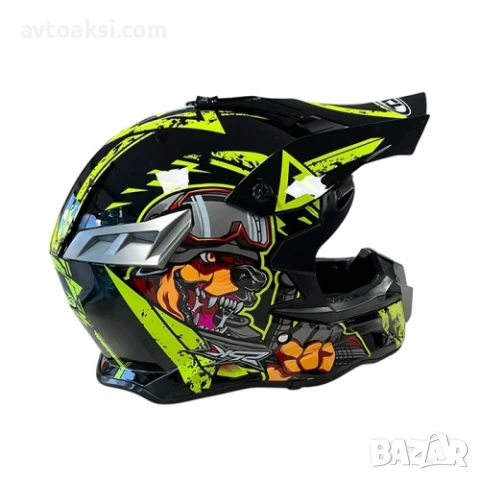 Каска Крос Мотор/Скутер/Бъги/Вело/АТВ с очила-MT-56, снимка 5 - Части - 50694828