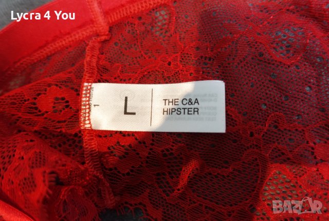 L/XL C&A Hipster ново дамско бельо в червено, снимка 4 - Бельо - 36991659