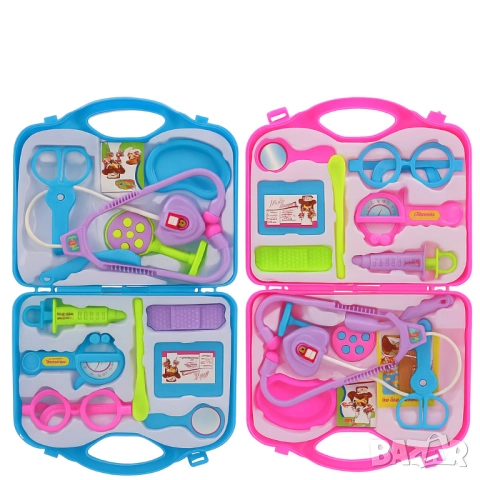 Детски медицински комплект за игра – с куфарче и реалистични аксесоари, снимка 4 - Други - 52054263