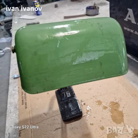 Дизаинерска Машинна Лампа , снимка 5 - Настолни лампи - 51622844