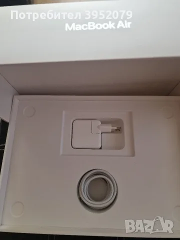 MacBook Air M1 Space Gray (8GB/256GB) – Като НОВ, 52 цикъла, 98% Батерия! Пълен комплект + Magic Mou, снимка 2 - Лаптопи за работа - 55893054
