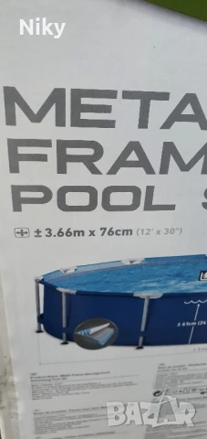 Басейн Intex 3.7м., снимка 3 - Басейни и аксесоари - 50680242