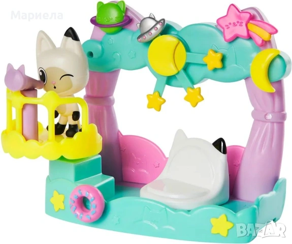 Игрален комплект Gabby's Dollhouse - Терасата на Pandy Paws, 8 части, снимка 3 - Други - 53888781