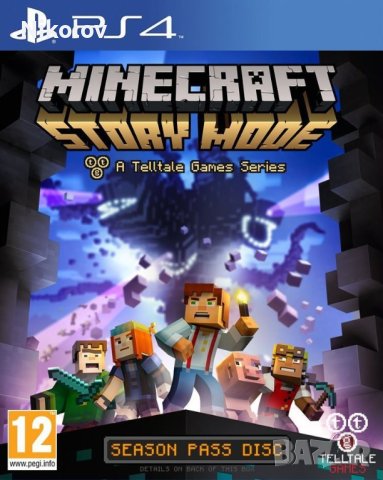 Minecraft Story Mode PS4 (Съвместима с PS5), снимка 1 - Игри за PlayStation - 44482800