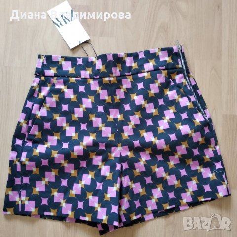 Zara дамски панталони, снимка 1 - Къси панталони и бермуди - 29294929