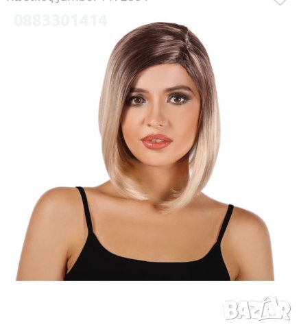 Перука Каре Дълга коса Различни цветове Хелоуин , снимка 11 - Аксесоари за коса - 42538195