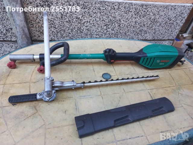 Телескопичен храсторез на бош 220в/1200вт