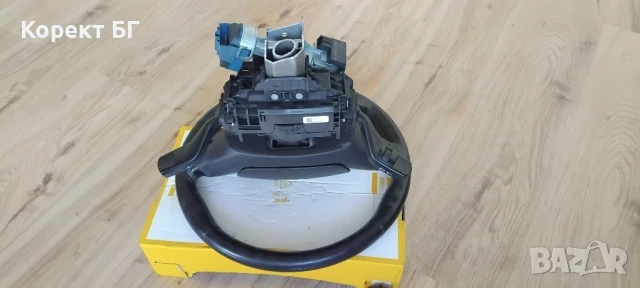 Мултифункционален волан с аербег airbag и лентов кабел + лост за мигачи/чистачки за Ford Mondeo, снимка 6 - Части - 51169228