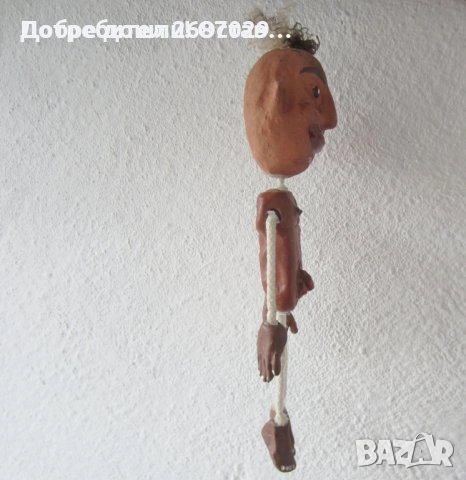 еротика - Жена-касичка, фигура, статуетка, гола, керамика, гол висящ мъж-марионетка, слон, пенис , снимка 10 - Статуетки - 31678398