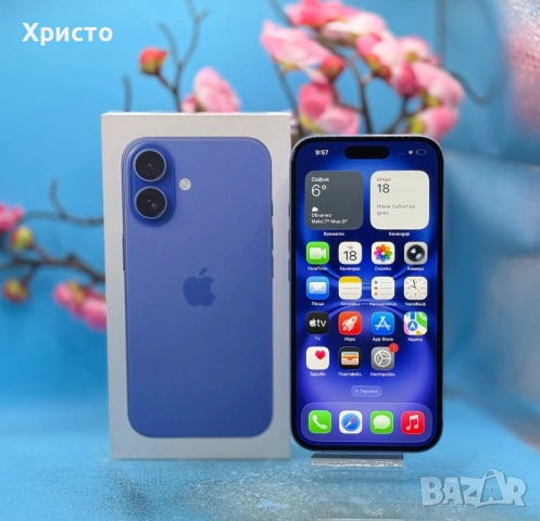 Apple iPhone 16, 128 GB, Ultramarine , снимка 4 - Apple iPhone - 53895494