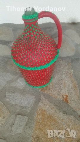 Плетена дамаджана., снимка 6 - Антикварни и старинни предмети - 51320074
