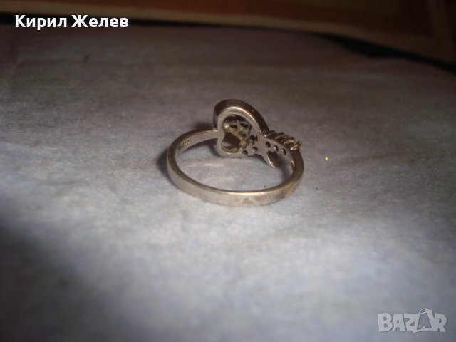 МНОГО КРАСИВ СКЪПОЦЕНЕН СРЕБЪРЕН АРТ ПРЪСТЕН СРЕБРО 925 с ФАСЕТИРАНИ ЦИРКОНИ 32433, снимка 11 - Пръстени - 38352312
