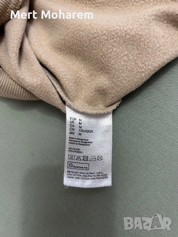 Суитшър H&M NASA с качулка, като ново, размер M, бежов, снимка 3 - Суичъри - 52259608
