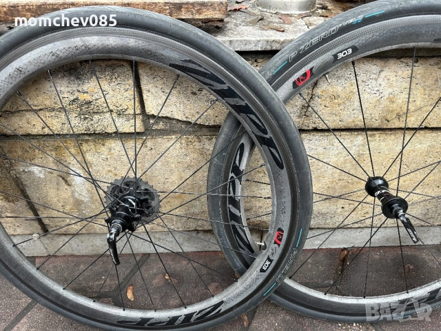 Шосейни карбонови капли Zipp 303 Pirelli 4s 28mm, снимка 2 - Части за велосипеди - 53182050