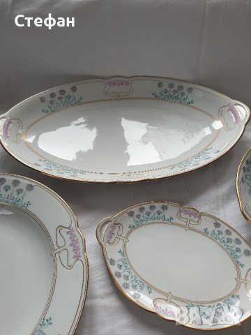 Порцеланов сервиз - Pinkerhammer Bohemia, снимка 4 - Антикварни и старинни предмети - 40731426