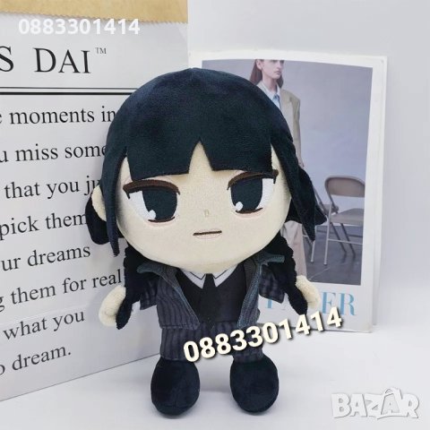 Уенсдей Адамс Плюшена Wednesday Adams , снимка 6 - Плюшени играчки - 40732271