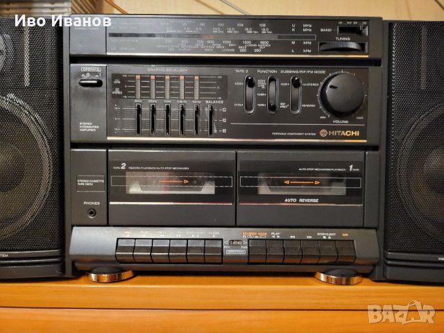 Касетофон Hitachi MS-W560E, снимка 2 - Радиокасетофони, транзистори - 38266137