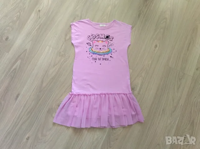 Детска рокля с коте LC Waikiki 7-8 г