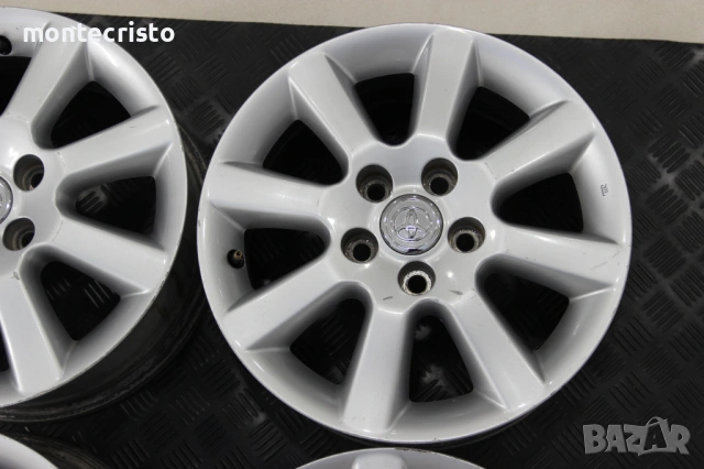 Алуминиеви джанти Toyota Avensis T25 T250 (2003-2009г.) 16 цола / 54.1 / 5x100 / 42611-05230, снимка 10 - Гуми и джанти - 53933187