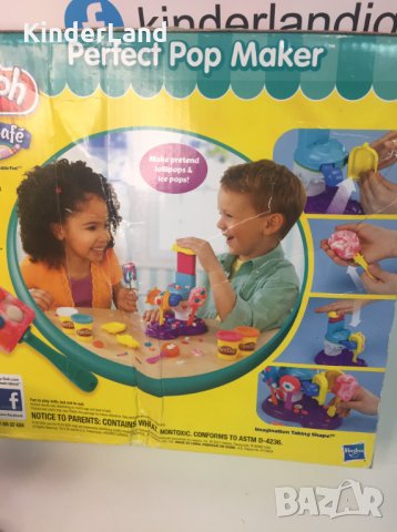 Комплект за игра Play-Doh Perfect Pop Maker, снимка 2 - Пластелини, моделини и пясъци - 31356668