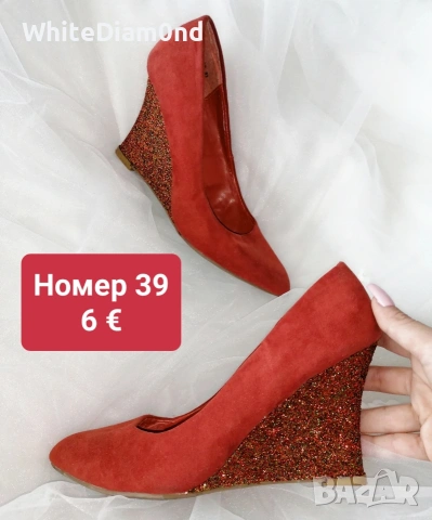 РАЗПРОДАЖБА на стилни дамски обувки на ток номер 39 , снимка 13 - Дамски обувки на ток - 54015328