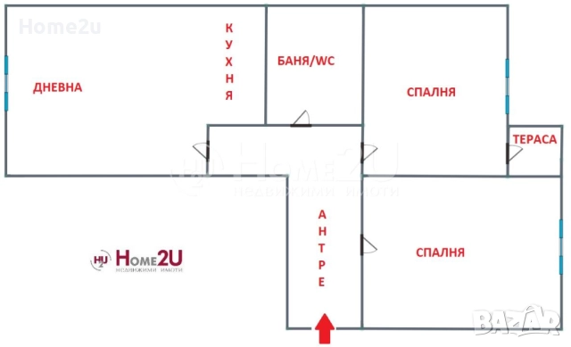 Обзаведен тристаен апартамент гр. София, ЦЕНТЪР, снимка 2 - Апартаменти - 51149105
