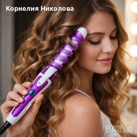 Маша за перфектни къдрици у дома или в салона, снимка 6 - Аксесоари за коса - 54183444