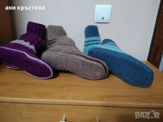 различни модели, цветове и номера ръчно изработени терлички , снимка 6 - Други - 44765663