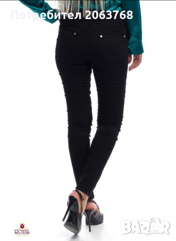 Черен панталом, снимка 2 - Панталони - 42772416
