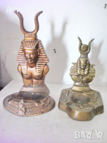 Стар меден пепелник Египет, снимка 7 - Антикварни и старинни предмети - 29278960