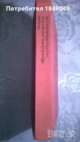 Западно-европейската литература след Парижката комуна, снимка 3 - Специализирана литература - 33786170