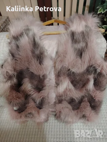 Дамски елек с косъм. 