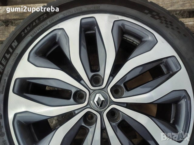 18цола Джанта 5х114,3 за Renault Talisman 7,5J et46 Michelin 245/45/18, снимка 3 - Гуми и джанти - 54344990