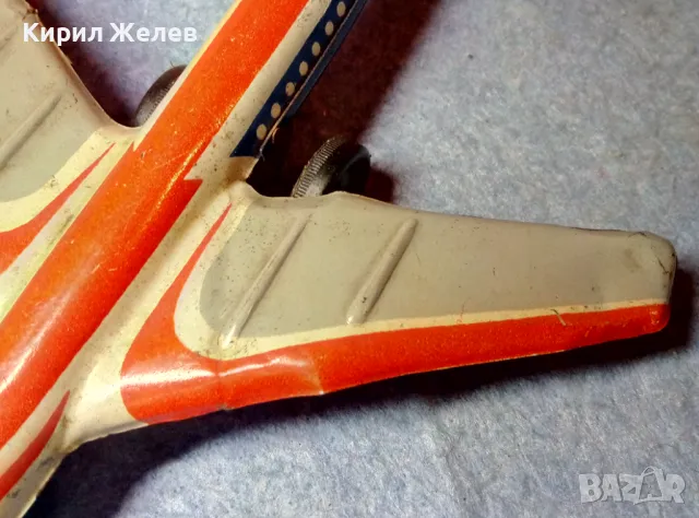 ЛАМАРИНЕНО САМОЛЕТЧЕ Стара КОЛЕКЦИОНЕРСКА ИГРАЧКА РЯДЪК МОДЕЛ 47629, снимка 7 - Колекции - 47963241