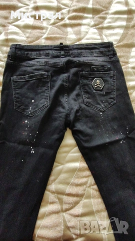 Перфектни дънки Philip Plein , снимка 4 - Дънки - 53916334