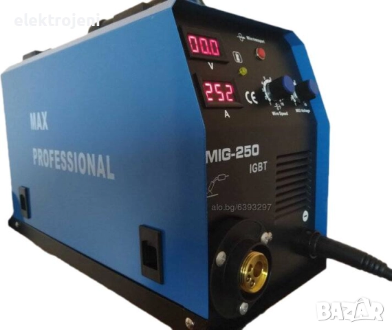 250 Ампера ТЕЛОПОДАВАЩО - MAX PROFESSIONAL - Телоподаващ Апарат 250А, снимка 4 - Други машини и части - 52242848