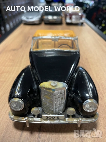 BBURAGO метална колекционерска количка модел MERCEDES BENZ 300S 1955г, снимка 4 - Колекции - 53154706