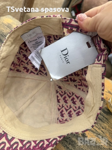 шапка с козирка Dior , снимка 4 - Шапки - 56138831