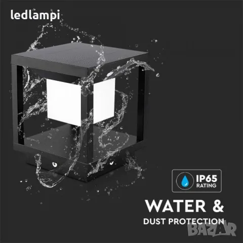 Соларна LED Градинска Лампа 2W SAMSUNG Чип Черна - ПРОМОЦИЯ, снимка 6 - Соларни лампи - 48143250