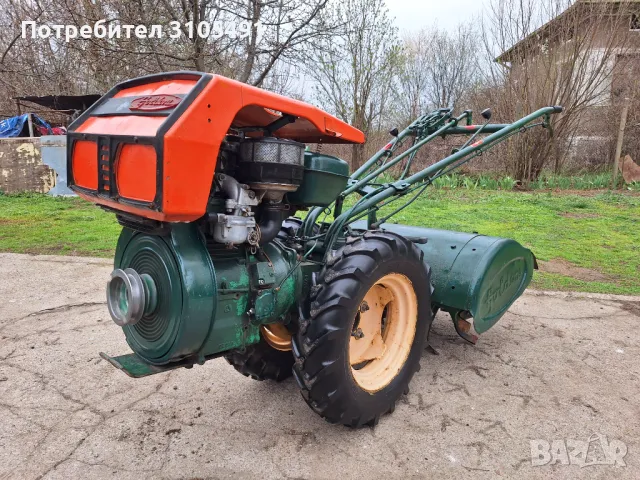 Мотоблок Goldoni 13к.с. Lombardiniс фреза голям Italy, снимка 9 - Градинска техника - 49415663