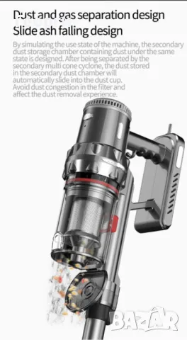 Вертикална прахосмукачка за дома и автомобила с батерия, снимка 2 - Прахосмукачки - 49430733