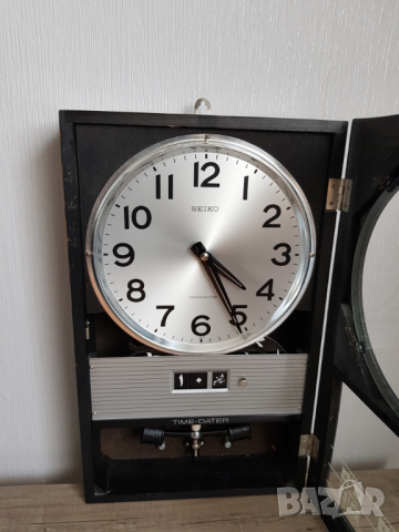 Транзисторен стенен часовник Seiko Japan, снимка 4 - Антикварни и старинни предмети - 36408855