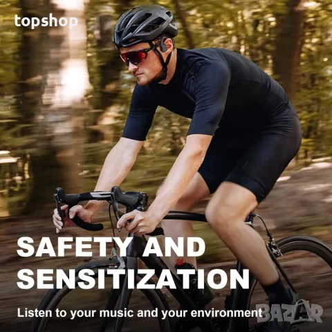 НОВИ Слушалки Monodeal X1 Bone Conduction, Bluetooth 5.2 спортни водоустойчиви IP65, снимка 6 - Bluetooth слушалки - 50494982