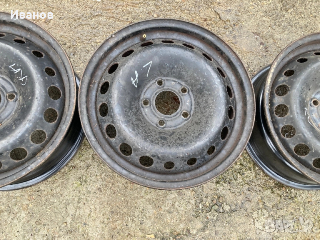 5x114.3x16 Стоманени джанти 4 броя оригинални от Renault Grand Scenic, снимка 6 - Гуми и джанти - 48909742