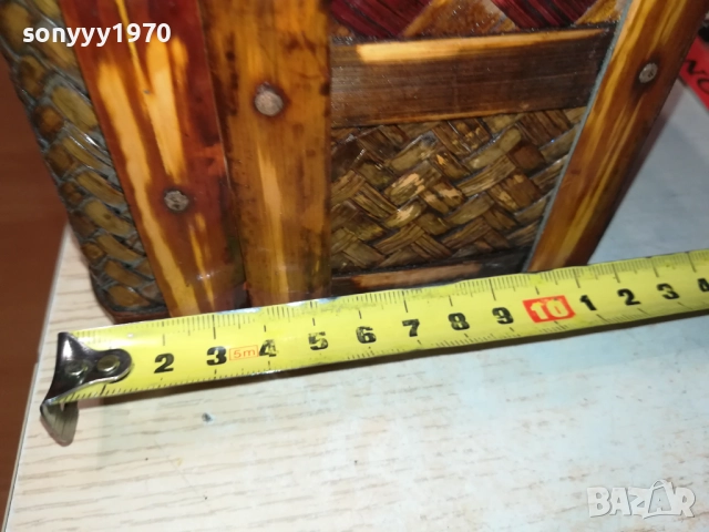 ПЛЕТЕНА РЕТРО КУТИЯ ЗА КОЛЕКЦИЯ 0509250942LCHERY, снимка 8 - Антикварни и старинни предмети - 51612130