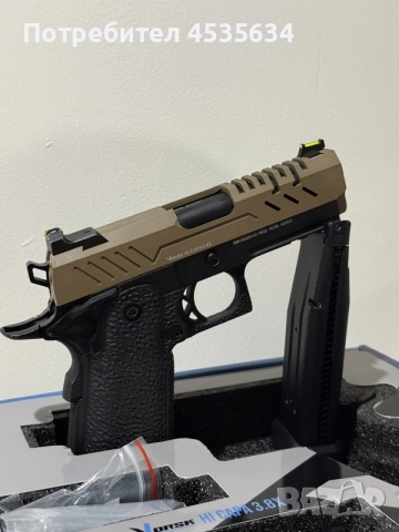 Еърсофт GBB Vorsk Hi-Capa 3.8 Pro, снимка 4 - Други спортове - 55885892