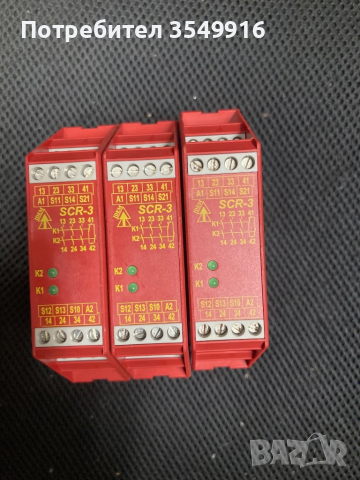 Safety relay реле за безопасност SCR-3, снимка 2 - Други машини и части - 52350062