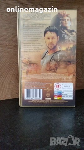 Видеокасета GLADIATOR VHS, снимка 2 - Други жанрове - 54158030